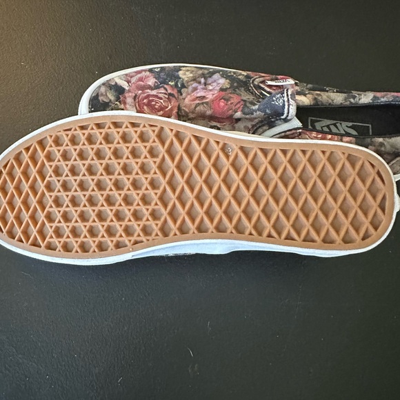 Vans Women's Floral Slip-On Sneakers — Pink/Black - Picture 4 of 5